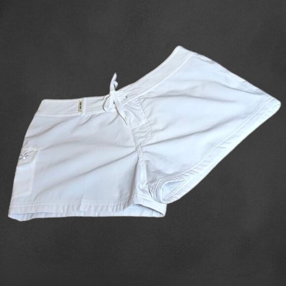 RAYA SUN Off White Surf Beach Shorts sz M - Picture 1 of 8